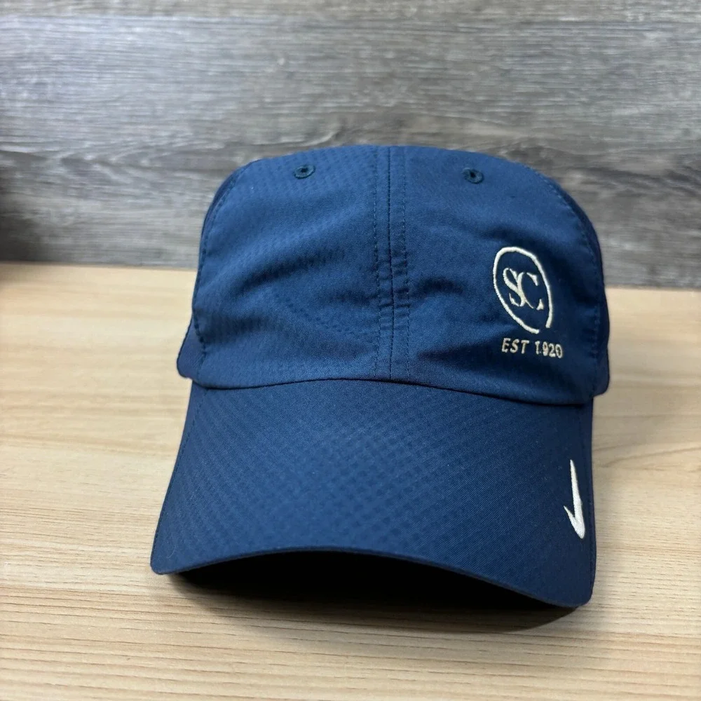 Nike‎ Hat Cap Strap Back Blue Dri Fit St Cloud Country Club Adjustable